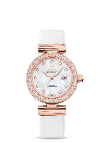 Omega LadyMatic Co-Axial 34 Sedna Gold / Diamond / MOP 425.67.34.20.55.008 (42567342055008)